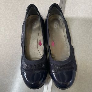 VGUC Ros Hommerson Ronnie Navy Crackle - size 8.5W